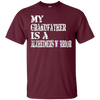 Image of Alzheimer's Awareness Tee For Grandfathers Purple Ribbon Tee