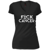Image of AfhhF Women's Fuck Cancer Summer Short Sleeve T-Shirt Casual Tees