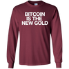 Image of Sarcastic Bitcoin T-shirt BTC is the new Gold