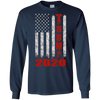 Image of American Flag Vintage Design Trump 2020 T-shirt