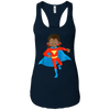 Image of African American Girl Super Hero Kids T Shirt