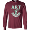 Image of Art is Freedom great t shirt for artists who love to draw