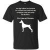 Image of Le long est venu mon tee-shirt d'amusement de doberman pour les amants de chien