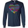Image of Autism Heart Shape Shirt - Womens Mens Kids