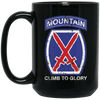 Image of 10th Mountain Division T Shirt Climb To Glory - 20324