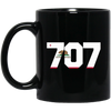 Image of Area Code 707 shirt - Sonoma California tshirt