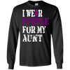 Image of Alzheimer's Awareness Tshirt I Wear Purple For My Aunt