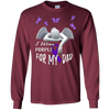 Image of Alzheimer Awareness T-Shirt I Wear Purple for my Dad Tee