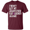 Image of Alzheimer's Awareness Tee For Grandfather Purple Ribbon Tees
