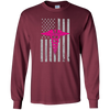 Image of American Flag Nurse Long Sleeve Shirt Gift