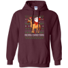 Image of Santa Riding Horse Merry Xmas Gift Tshirt