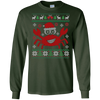 Image of Santa Claws Festive Crab Ugly Christmas Sweater T-Shirt