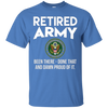 Image of Army retired shirt - Retired army shirts - Military Retired