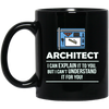 Image of Architect Shirt I Can Explain It Occupation Novelty T-shirt