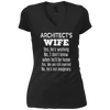 Image of Architect's Wife Funny Wedding Anniversary Gift T Shirt
