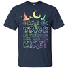 Image of Adult Trick Or Treating For Wine Rainbow T-Shirt