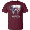 Image of American Bulldog Merica t-shirt - Patriot Patriotic