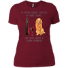 Image of Woman Cannot Survive on Wine Alone needs A Golden Retriever