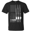 Image of 'Patriotic Fishing USA Flag' Cool Fishing July 4th Shirt