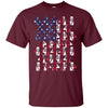 Image of American Patriot Day Funny Skulls T Shirt Original Gift Tee