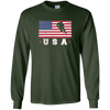 Image of American USA Flag Ice Hockey T-Shirt Patriotic Sports Gift