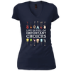 Image of "Important Choices" Electric Guitar Nerd Musician T-shirt
