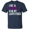Image of Alzheimer's Awareness T-shirt I Wear Purple For My Godfather