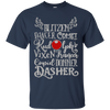 Image of Santa's Reindeer Rudolph List Christmas Sweater Gift T-Shirt