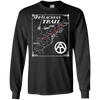 Image of Appalachian Trail Map Retro Long Sleeve Tee Shirt