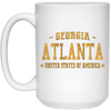 Image of Atlanta Georgia T-Shirt Vintage Sports Design Shirt