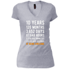 Image of 10th Birthday Gift T Shirt 10 Years Old Being Awesome Tee