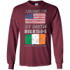Image of American by Birth Irish by Grace of God Heritage T-Shirt