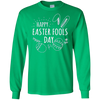 Image of Funny Happy Easter 2018 April Fools Day Long Sleeve Shirt