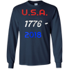 Image of America Independence Day Freedom 4th July Apparel T-Shirt