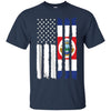 Image of American Costa Rica Patriotic Flag T-shirt