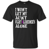 Image of Alzheimer's Awareness T Shirt For Aunts Purple Ribbon Tee