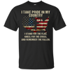 Image of American Pride: Patriotic American Flag T-shirt