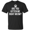 Image of Are You Kitten Me Right Meow Funny Cat Lovers T-Shirt