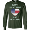 Image of Army Family Shirt Proud Army Family DAD In the Army Tee