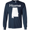 Image of Alabama Distressed Home State long sleeve t-shirt
