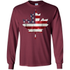 Image of American canadian shirt shirt maple leaf flag shirt