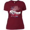 Image of American Grown With British Roots T-Shirt Great Gift Tee