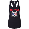 Image of Ameowica Cat With Flag Sunglasses Funny 4th Of July T-Shirt