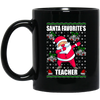 Image of Santa's Favorite Teacher Shirt Funny Xmas Gift For Teacher