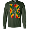Image of Africa map regae rasta colors Africa map t-shirt