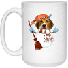 Image of Christmas Snowman Beagle Funny T-shirt