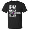 Image of Alzheimer's Awareness T-Shirt For Sister Purple Ribbon Tee