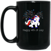 Image of Americorn Patritoic Unicorn Happy 4th Of July Long Sleeve