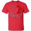Image of American Flag Motocross Bike Dirtbiking Off Road Tshirt