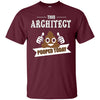 Image of Architect pooped today, Gift designer architecture t shirt